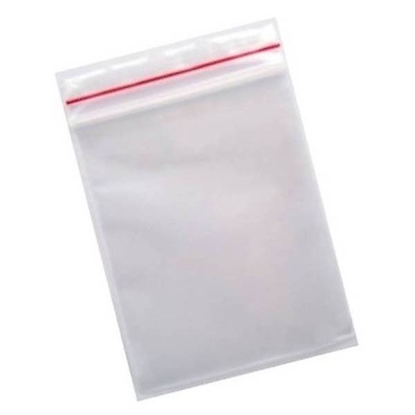 T&uacute;i zip chỉ đỏ PE trong suốt