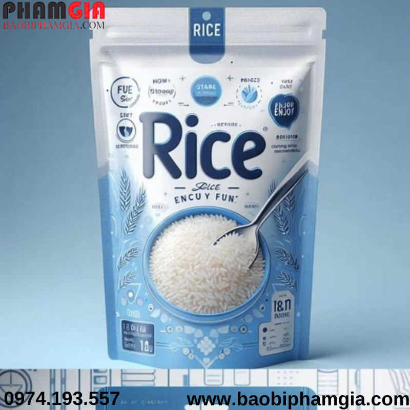 Phạm Gia chuyên sản xuất bao bì đựng gạo cao cấp