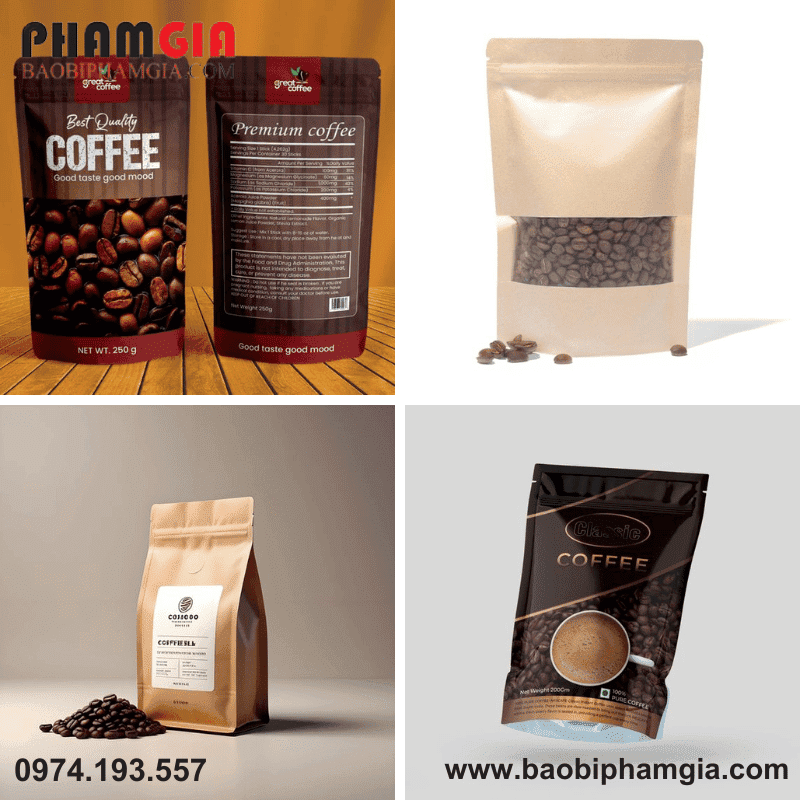 Túi zip đựng cà phê