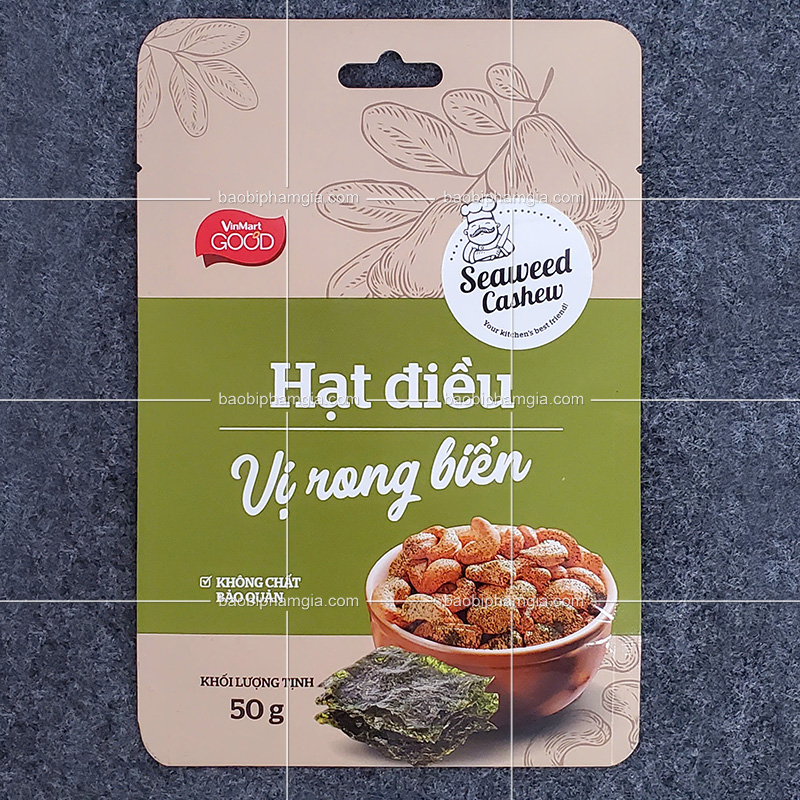 bao bì hạt điều