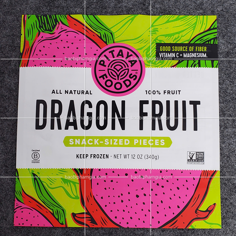 bao bì trái cây sấy