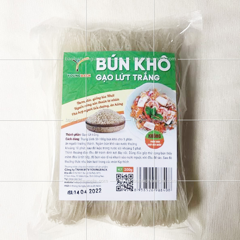 bao bì bún khô