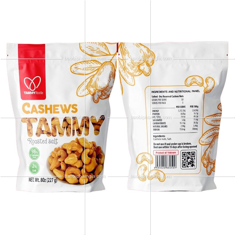 bao bì hạt điều