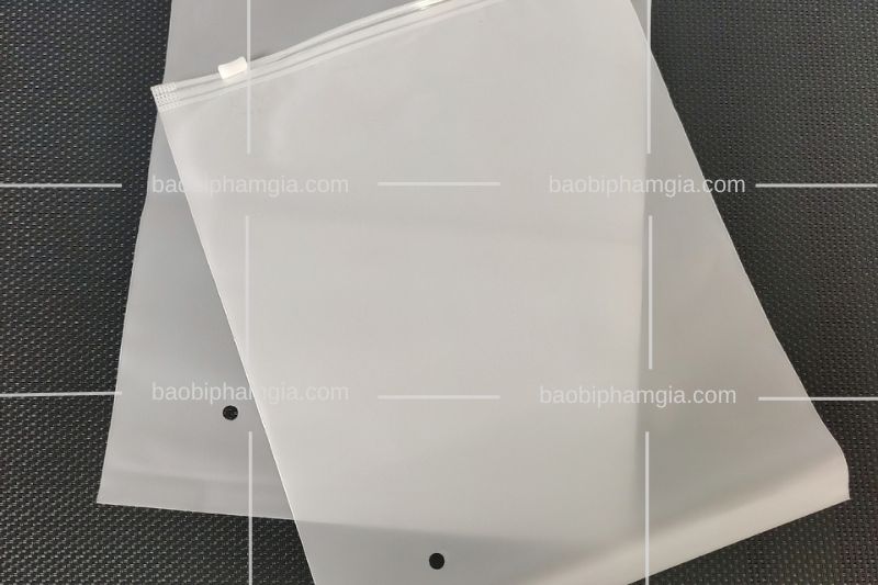 túi zip lụa mờ tphcm