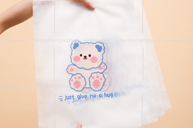 túi zip lụa mờ tphcm