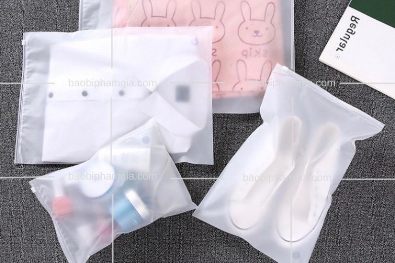 túi zip lụa mờ tphcm