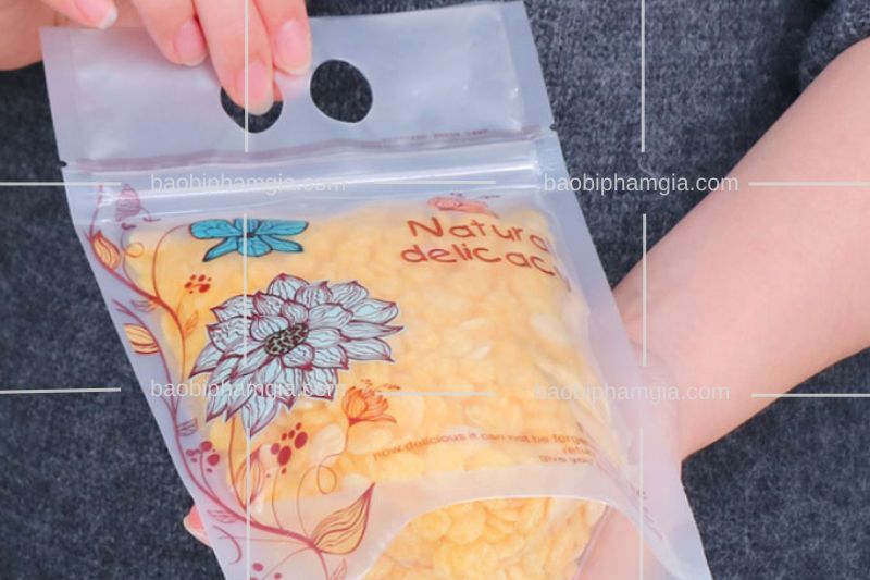 túi zip lụa mờ tphcm