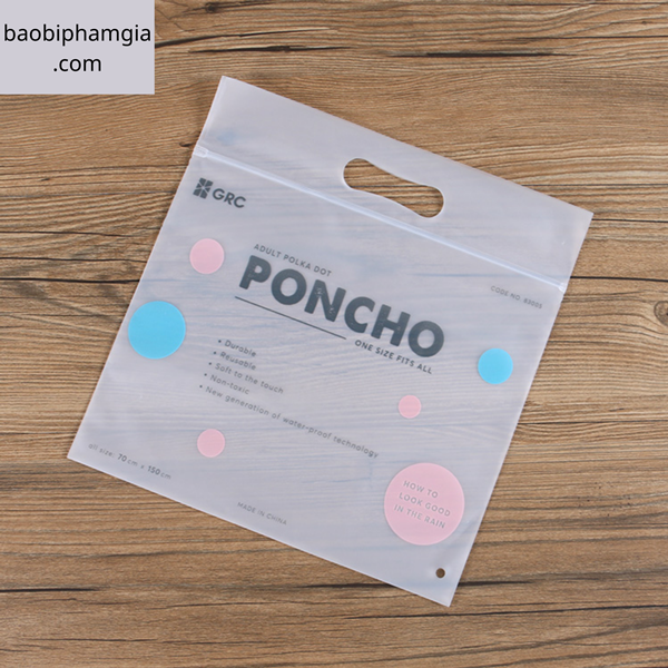 túi zipper khóa kéo