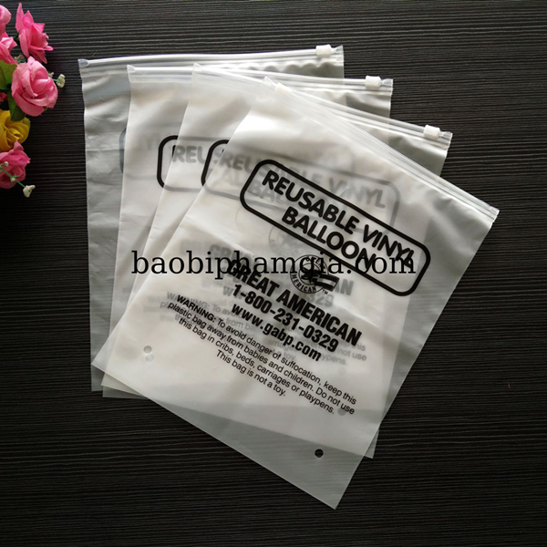 túi zipper khóa kéo