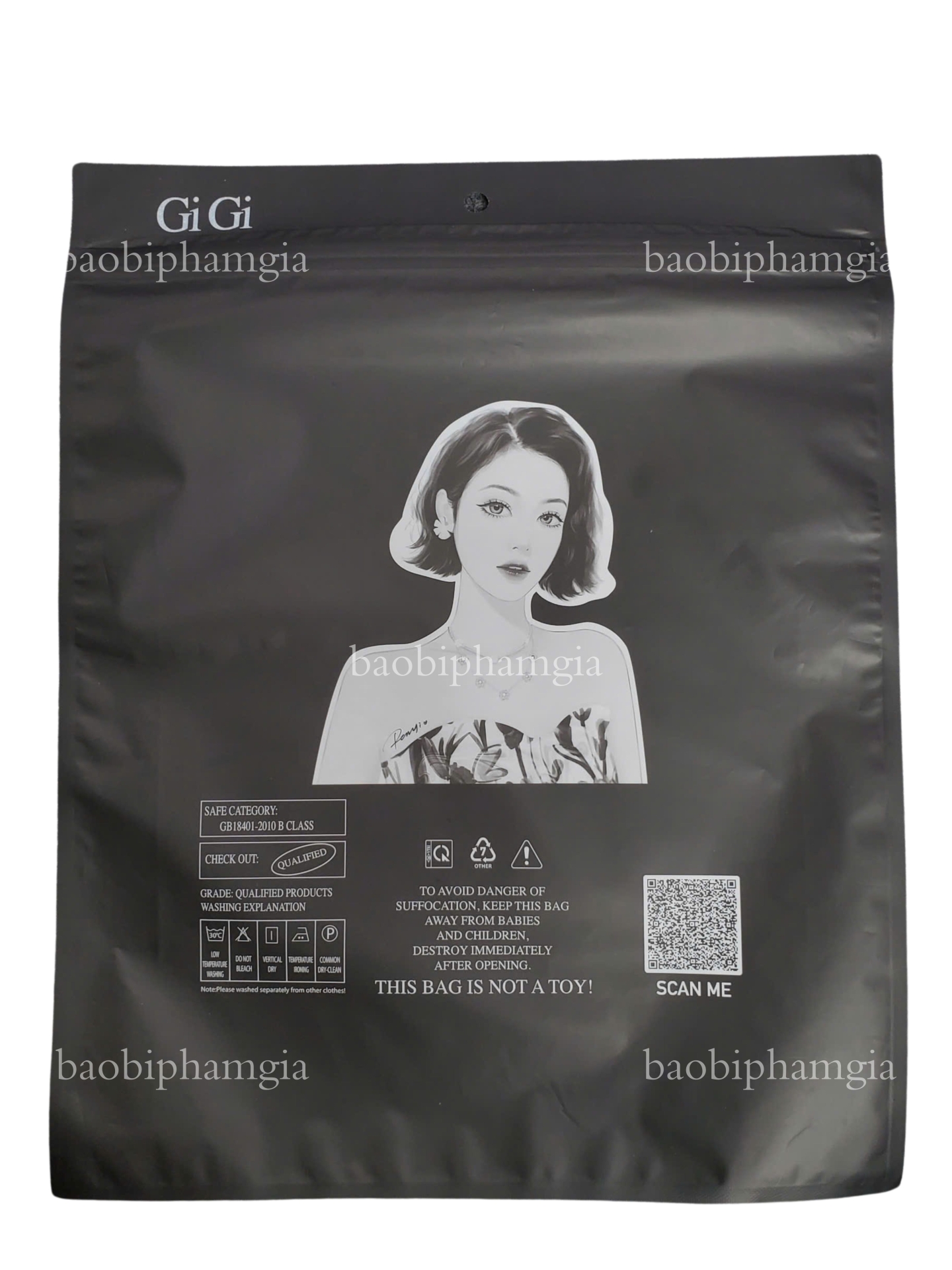 In túi Zip đựng quần áo theo yêu cầu tại Bao Bì Phạm Gia