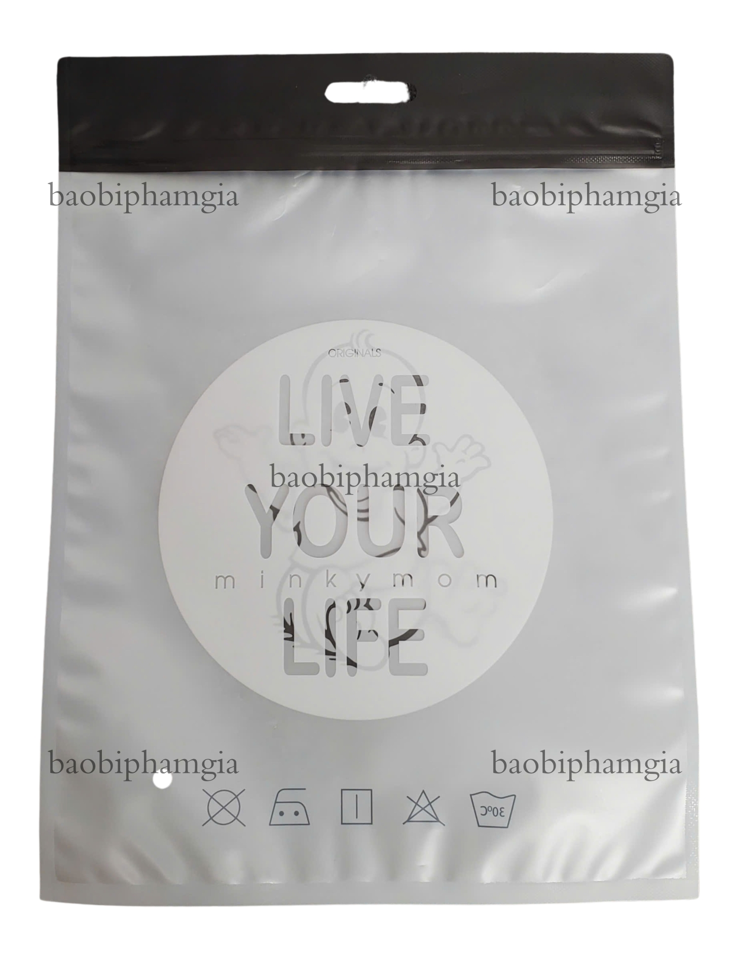 In túi Zip đựng quần áo theo yêu cầu tại Bao Bì Phạm Gia