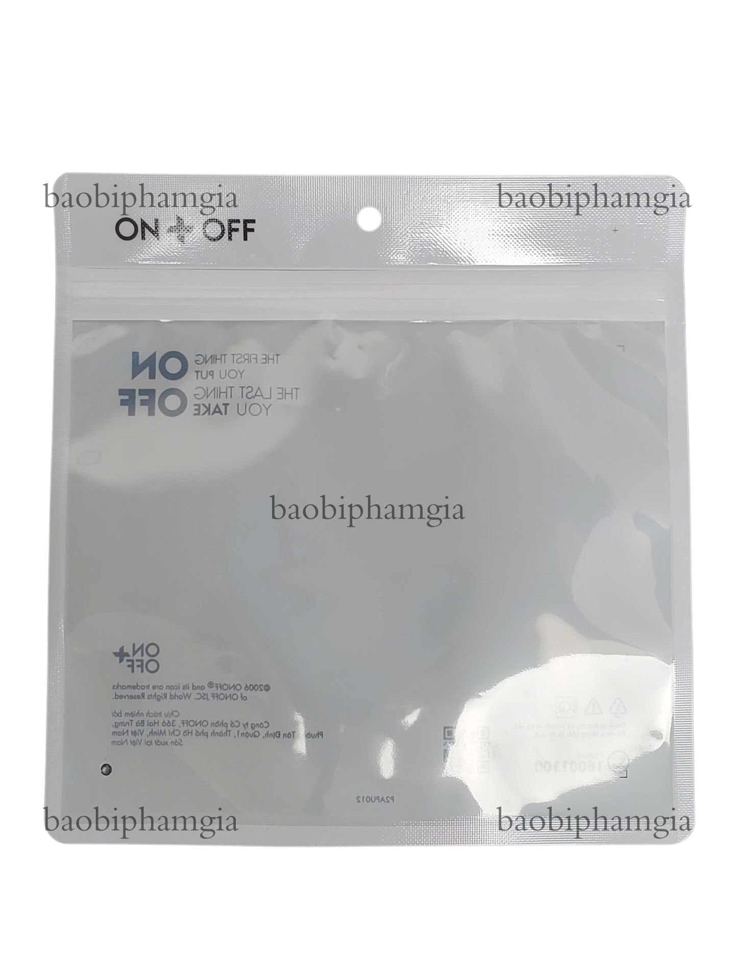 In túi Zip đựng quần áo theo yêu cầu tại Bao Bì Phạm Gia