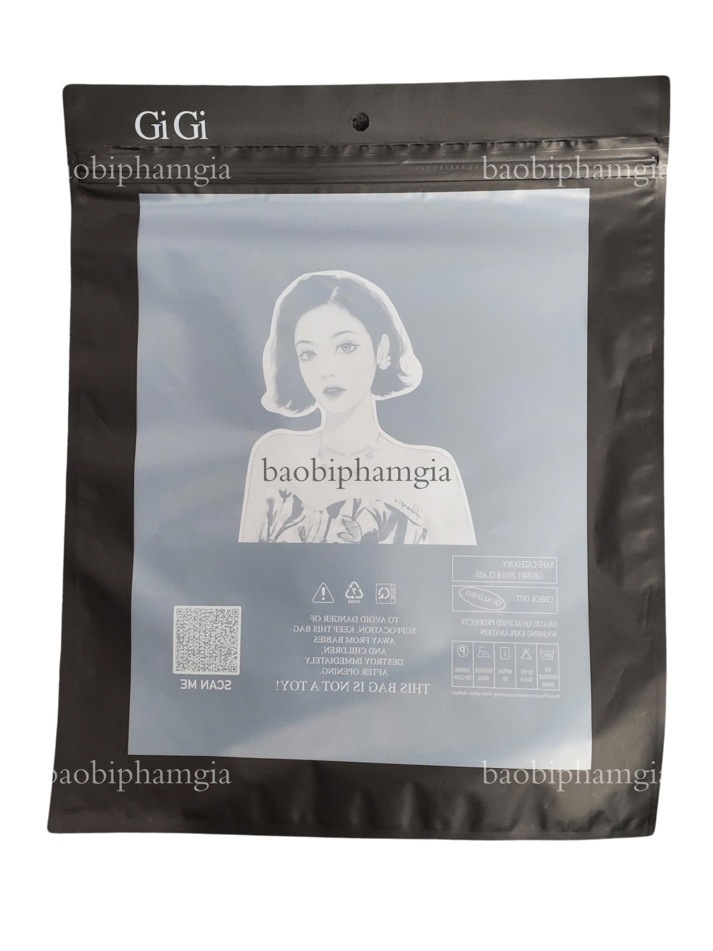 In túi Zip đựng quần áo theo yêu cầu tại Bao Bì Phạm Gia