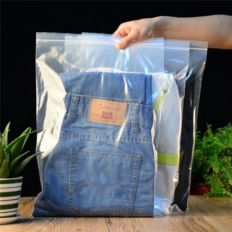 In túi zip đựng quần áo