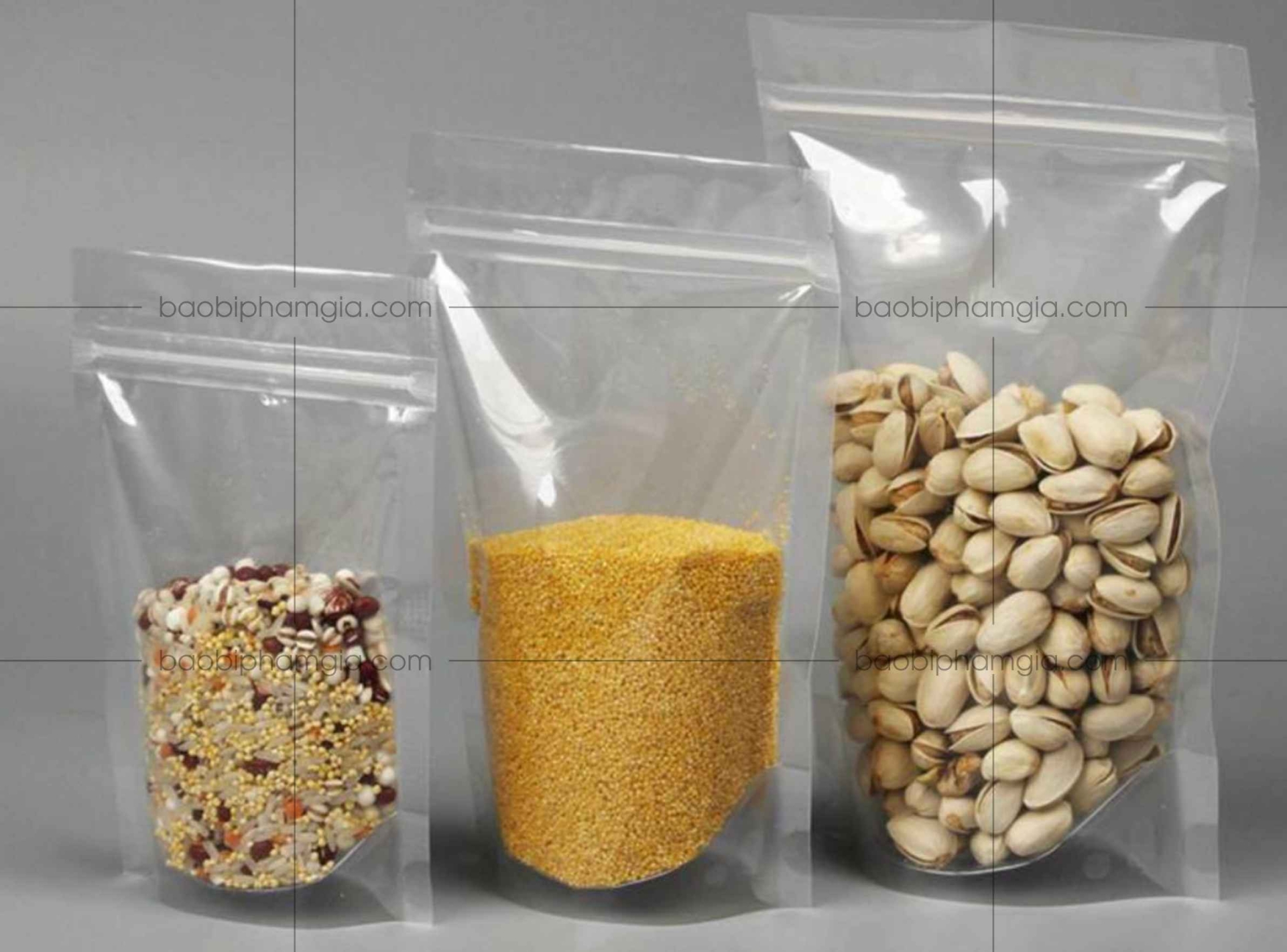 In túi zipper đáy đứng