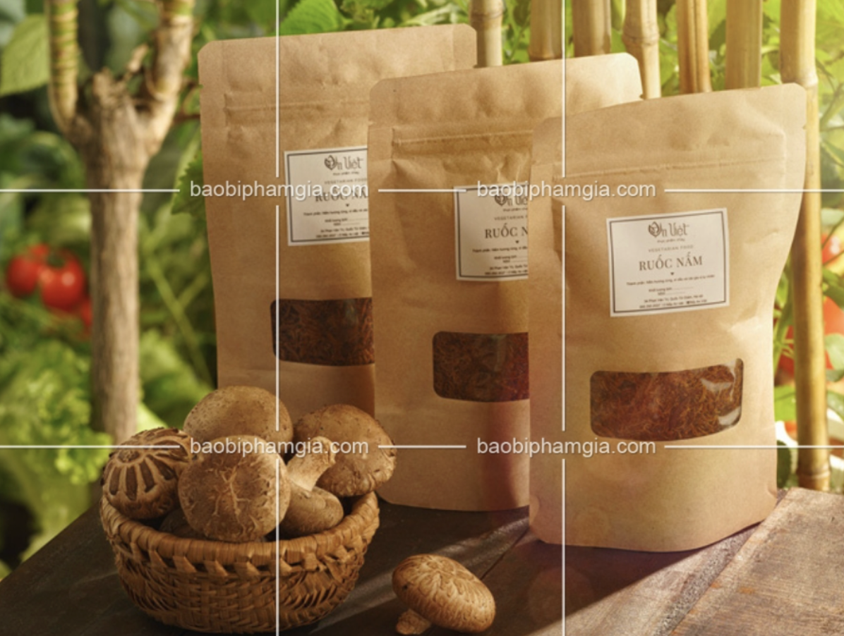 In túi zipper đáy đứng