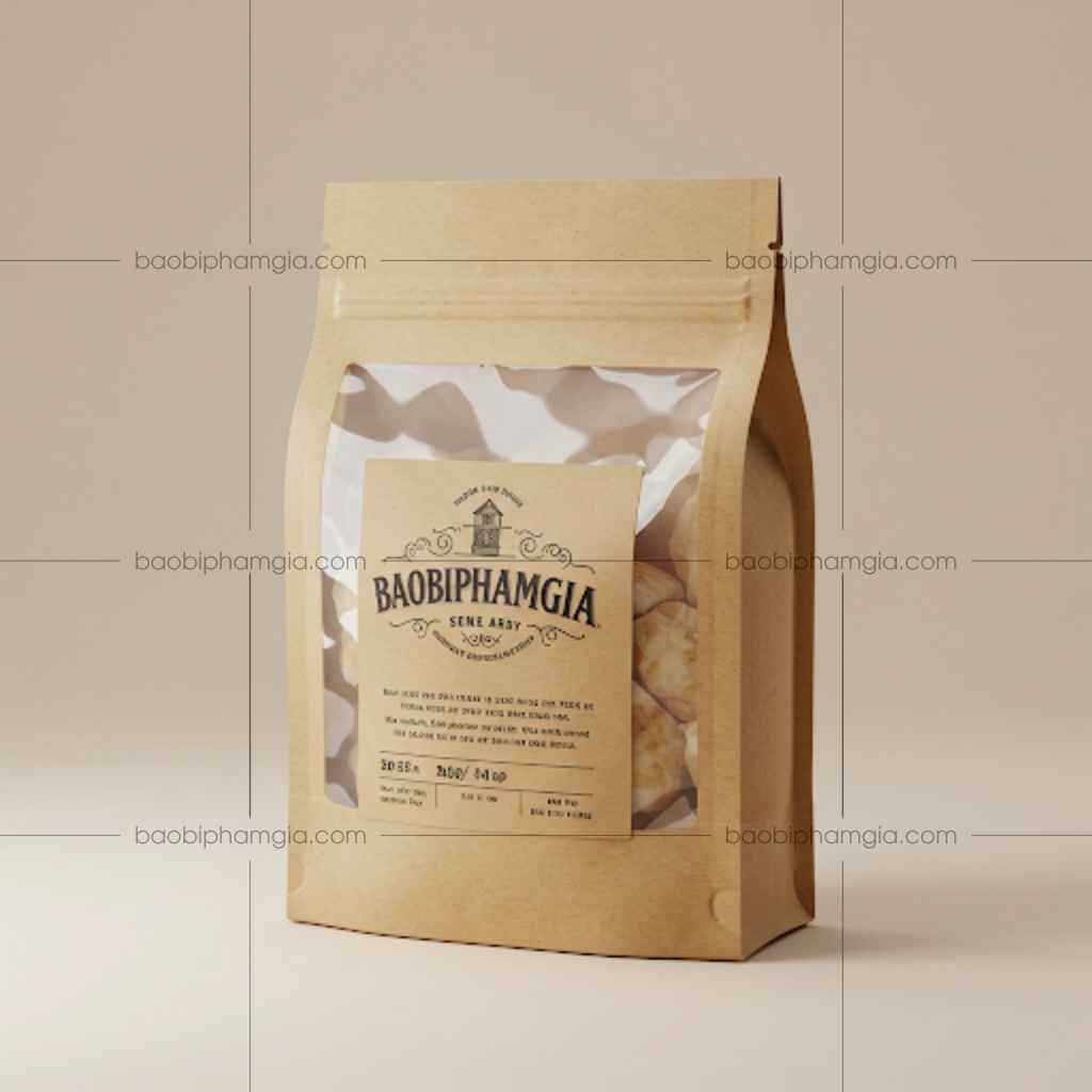 In túi zipper giấy giá rẻ - Đa dạng mẫu mã 2025