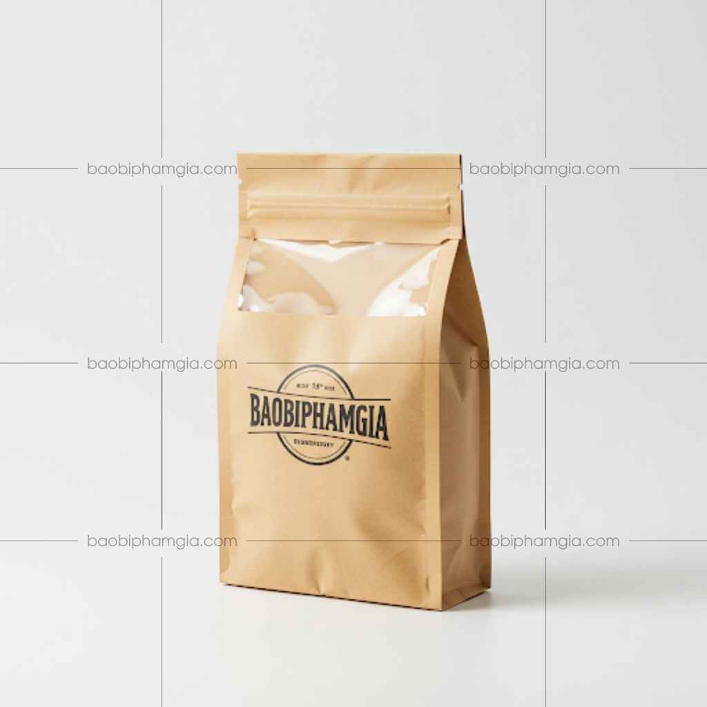 In túi zipper giấy giá rẻ - Đa dạng mẫu mã 2025