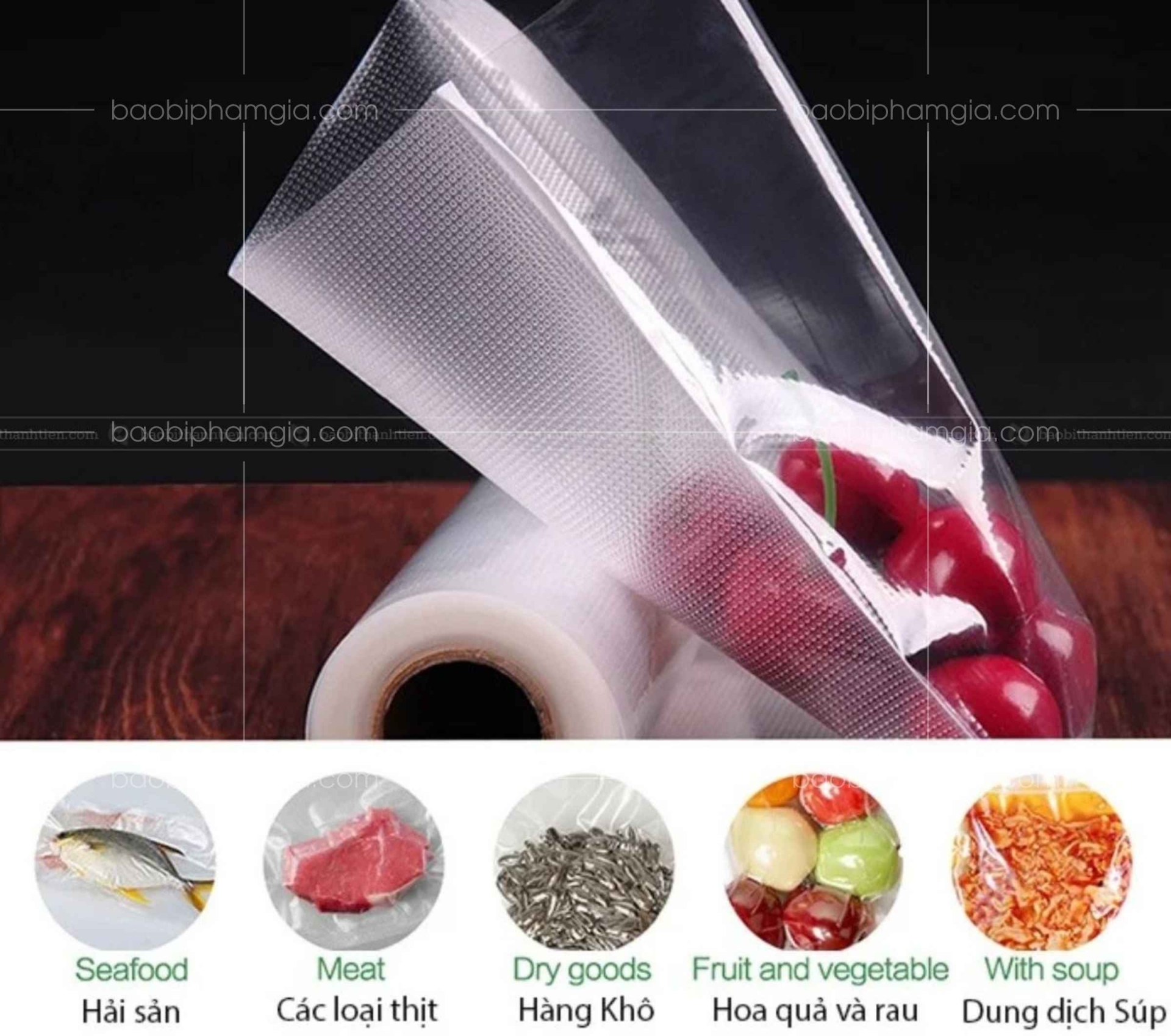 Túi dùng để hút chân không - Mua túi hút chân không giá rẻ