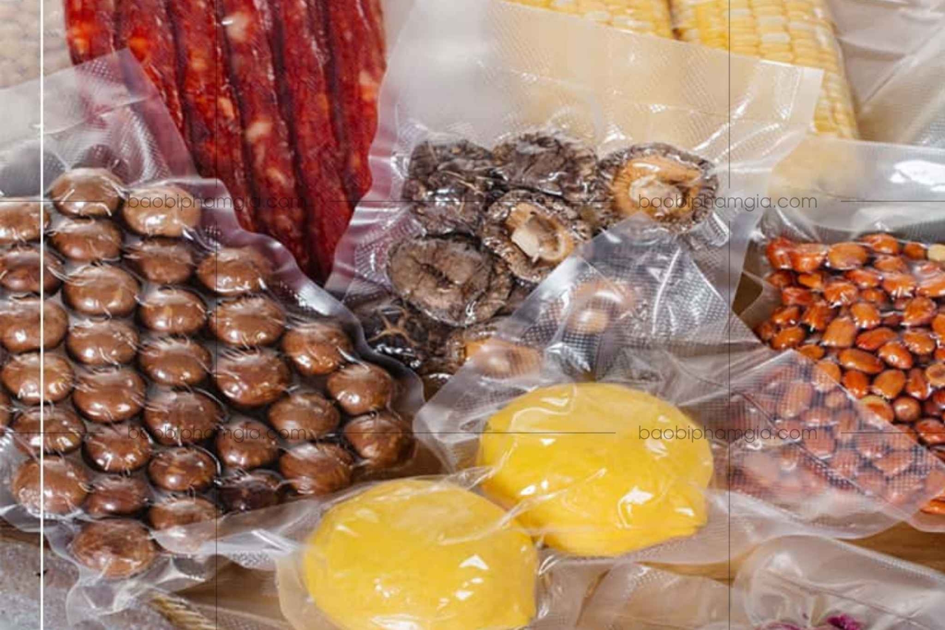 Túi nhám hút chân không - Túi bảo quản thực phẩm tiện lợi