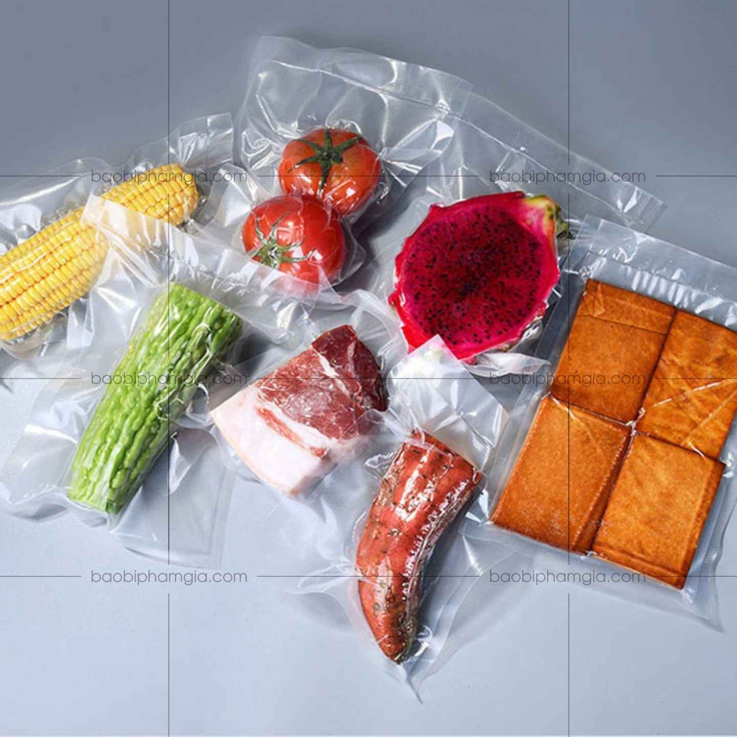Túi nhám hút chân không - Túi bảo quản thực phẩm tiện lợi