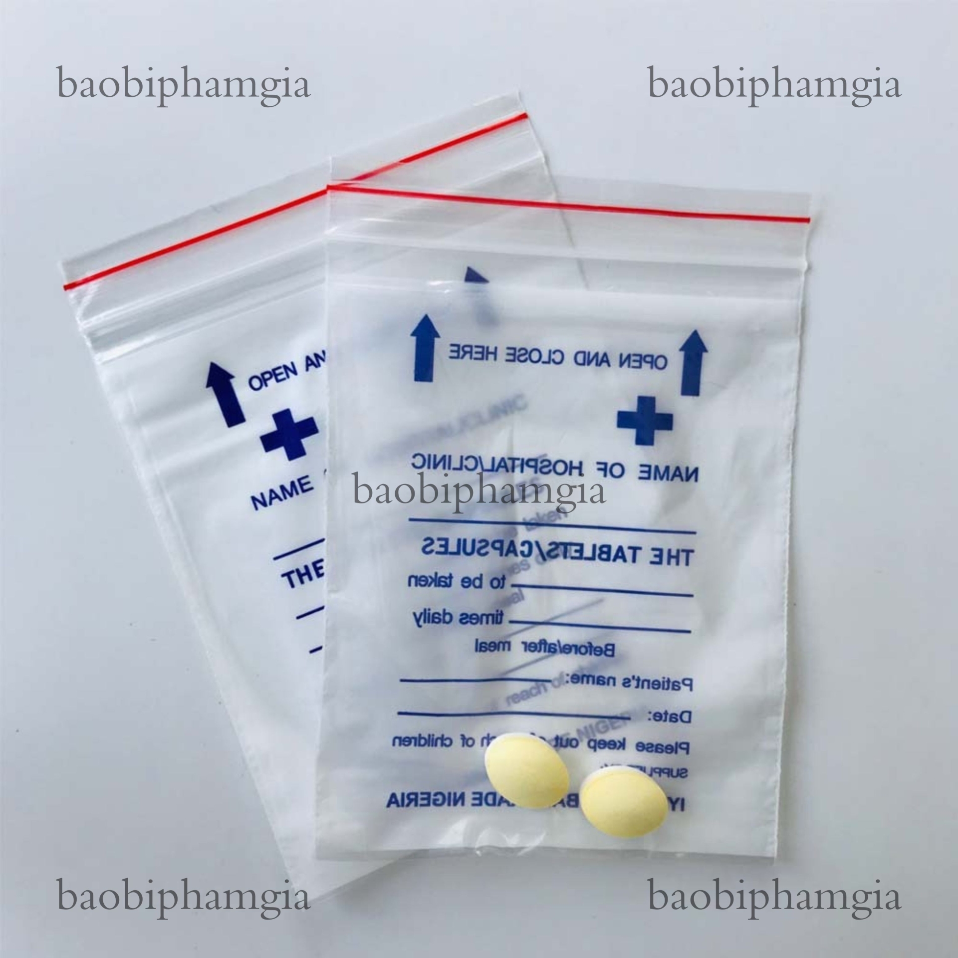 Mẫu zip - Xưởng in túi ni lông Phạm Gia