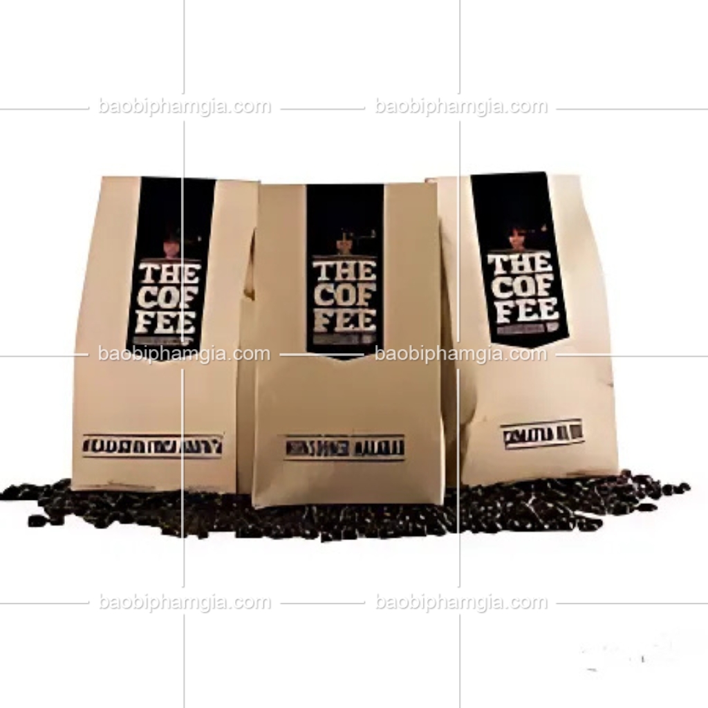 Túi zipper giấy 8 cạnh sang trọng 