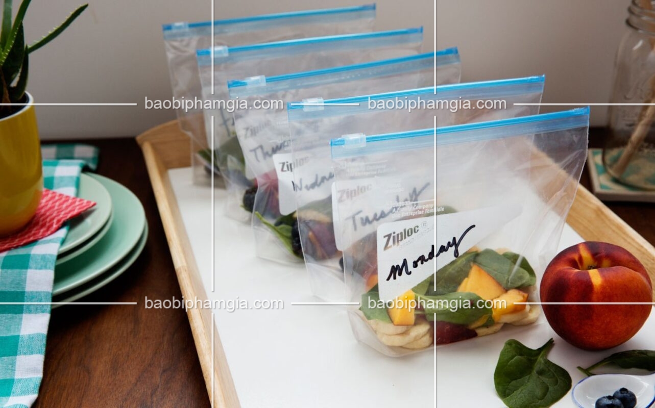 Túi zipper có khóa đựng thực phẩm