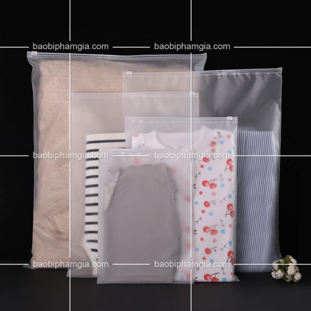 Kích thước túi zipper có khóa kéo các loại