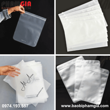 TÚI ZIP LỤA MỜ TẠI PHẠM GIA – GIẢI PHÁP BAO BÌ BỀN ĐẸP